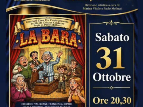 Sul palco di Montopoli in Sabina “La bara”